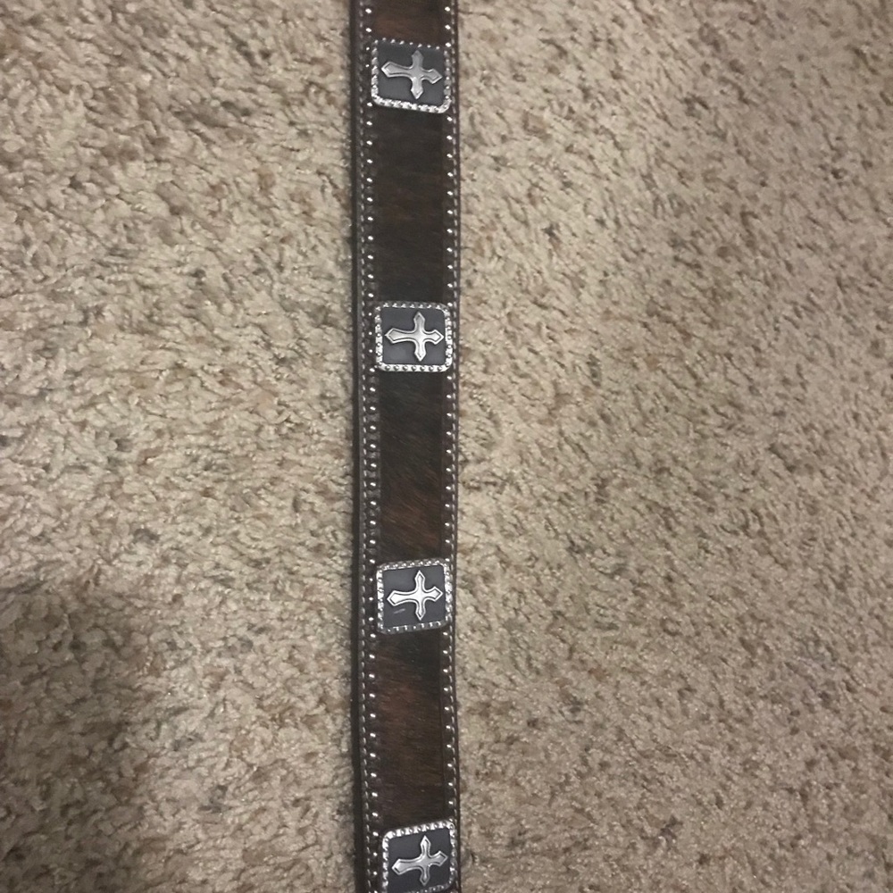 Cowhide Ranger Belt